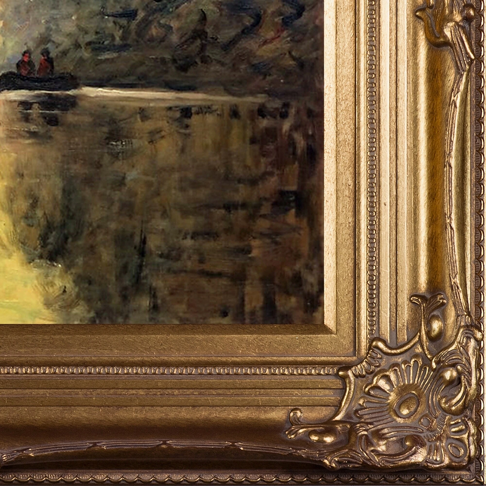 Cheap ???? Gracewood Hollow 'Evening At Argentuil' Oil Painting Wall Art With Bronze Frame ❤️ 4 Cheap ???? Gracewood Hollow 'Evening At Argentuil' Oil Painting Wall Art With Bronze Frame ❤️ - Image 2