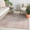 Budget ✨ Gracewood Hollow Dabydeen Indoor/Outdoor Trellis Peach And Blue Area Rug ✨ -Gracewood Hollow shop Luc Indoor Outdoor Trellis Peach Blue Area Rug