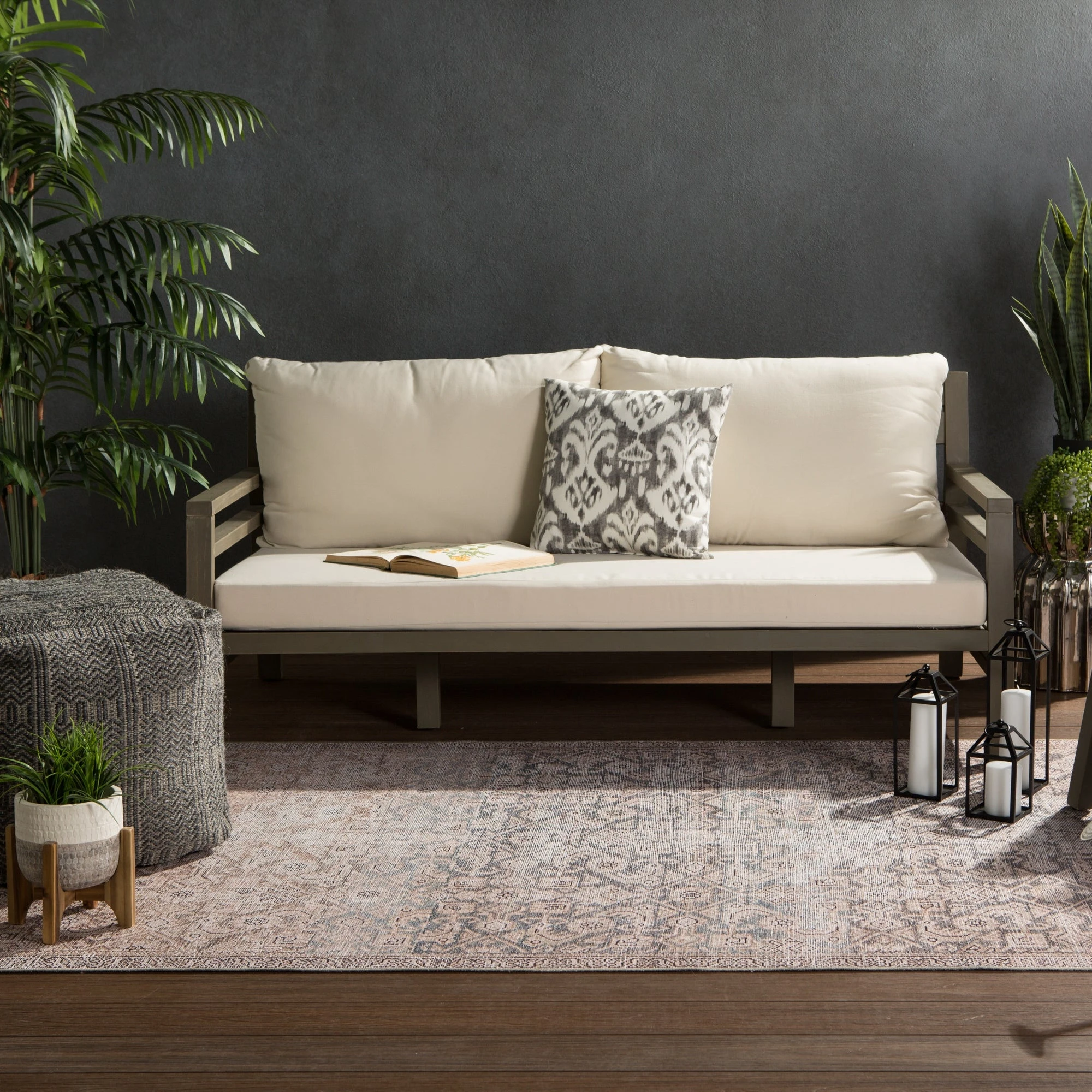 Budget ✨ Gracewood Hollow Dabydeen Indoor/Outdoor Trellis Peach And Blue Area Rug ✨ 6 Budget ✨ Gracewood Hollow Dabydeen Indoor/Outdoor Trellis Peach And Blue Area Rug ✨ - Image 4