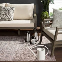 Budget ✨ Gracewood Hollow Dabydeen Indoor/Outdoor Trellis Peach And Blue Area Rug ✨ 18 Budget ✨ Gracewood Hollow Dabydeen Indoor/Outdoor Trellis Peach And Blue Area Rug ✨ -Gracewood Hollow shop Luc Indoor Outdoor Trellis Peach Blue Area Rug 4