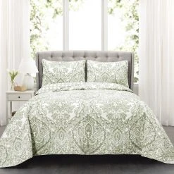 Budget ???? Gracewood Hollow Winchester Damask 3-piece Quilt Set Navy ???? 24 Budget ???? Gracewood Hollow Winchester Damask 3-piece Quilt Set Navy ???? -Gracewood Hollow shop Lush Decor Aubree 3 piece Quilt Set 44b50eb7 de47 4c6f a146 93d203cbaa59