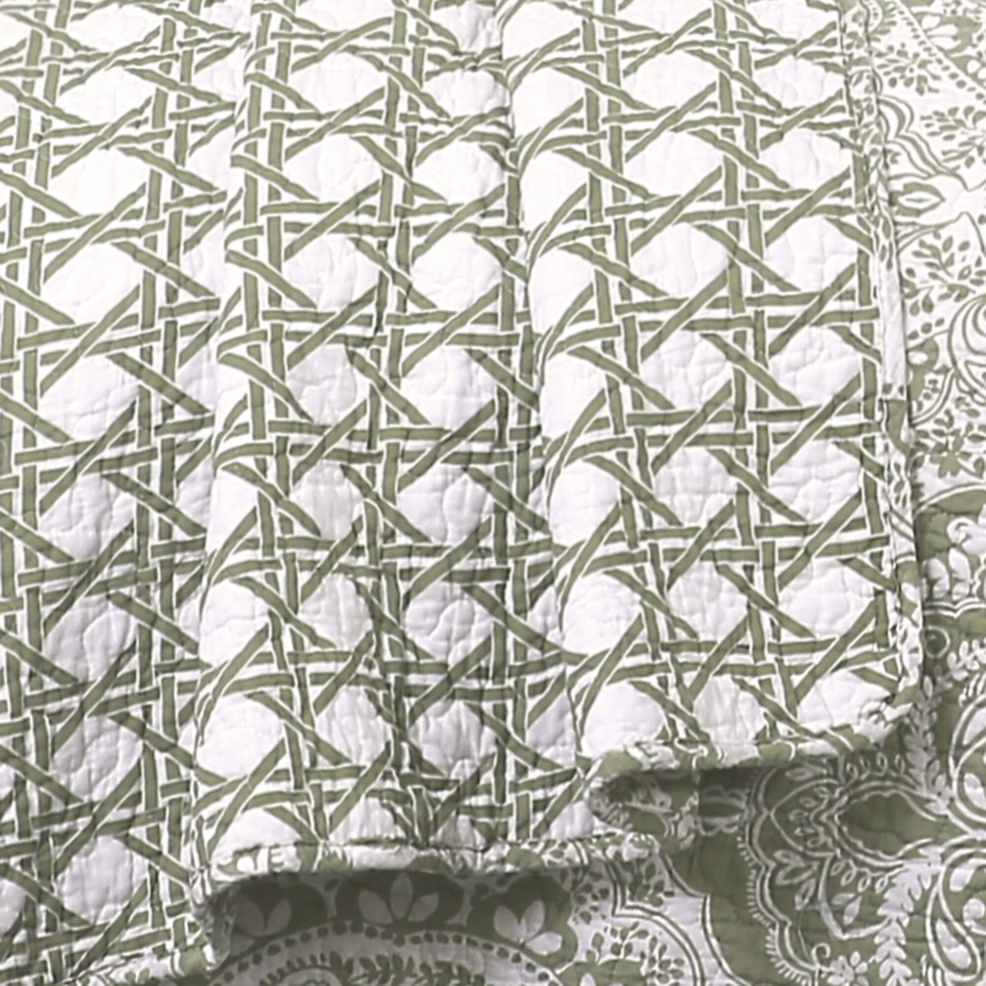 Budget ???? Gracewood Hollow Winchester Damask 3-piece Quilt Set Navy ???? 9 Budget ???? Gracewood Hollow Winchester Damask 3-piece Quilt Set Navy ???? - Image 7