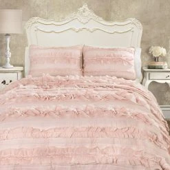 Promo ???? Gracewood Hollow Chitepo 3-piece Quilt Set Pink ???? -Gracewood Hollow shop Lush Decor Belle 3 piece Quilt Set 5771b6e6 11fb 49d0 ad20 3b462d934b00