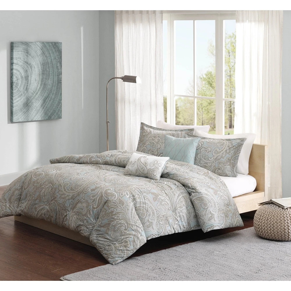 Best deal ???? Gracewood Hollow Rio 5-piece Cotton Duvet Cover Set Blue ???? 10 Best deal ???? Gracewood Hollow Rio 5-piece Cotton Duvet Cover Set Blue ???? - Image 8