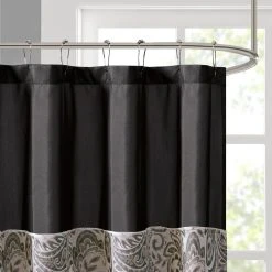 Budget ✔️ Gracewood Hollow Abley Shower Curtain Black ⭐ 12 Budget ✔️ Gracewood Hollow Abley Shower Curtain Black ⭐ -Gracewood Hollow shop Madison Park Wellington Shower Curtain 2 color Option 98a08633 e7af 45a9 aea6 3153df2eee2f