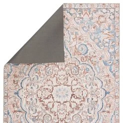 Hot Sale ???? Gracewood Hollow Dadzie Indoor/Outdoor Blue And Light Pink Medallion Area Rug ⭐ 13 Hot Sale ???? Gracewood Hollow Dadzie Indoor/Outdoor Blue And Light Pink Medallion Area Rug ⭐ -Gracewood Hollow shop Margite Indoor Outdoor Medallion Blue Light Pink Area Rug 4