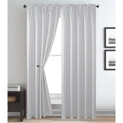 Flash Sale ⌛ Gracewood Hollow Brahmabhatt Rod Pocket Single Window Panel Burgundy ????