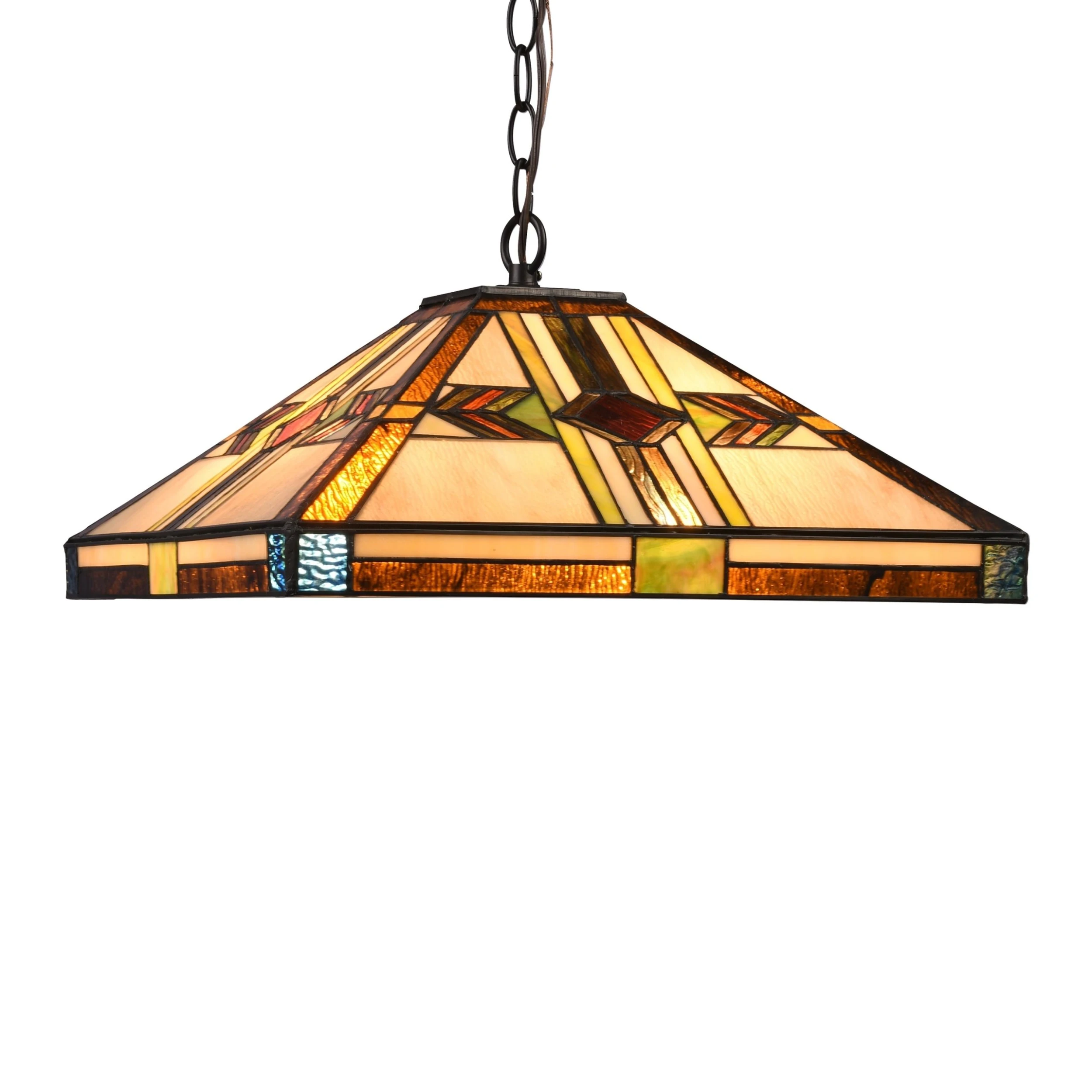 Buy ???? Gracewood Hollow Kamanda 2-light Blackened Bronze Hanging Pendant With Multicolored Stained Glass Pyramidal Shade ???? 3 Buy ???? Gracewood Hollow Kamanda 2-light Blackened Bronze Hanging Pendant With Multicolored Stained Glass Pyramidal Shade ????