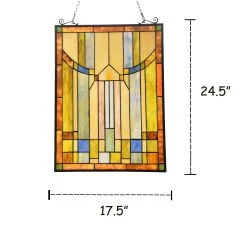 Promo ???? Gracewood Hollow Haggar Mission-style Window Panel Suncatcher ???? 9 Promo ???? Gracewood Hollow Haggar Mission-style Window Panel Suncatcher ???? -Gracewood Hollow shop Mission Design Window Panel Suncatcher 69882f60 ff60 4458 a746 82ed44d1ece3
