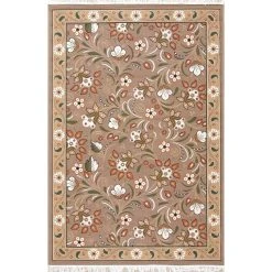 Deals ???? Gracewood Hollow Vidart Jute Blend Floral Turkish Area Rug - 7'5" X 4'11" ????