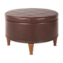 Best Sale ???? Gracewood Hollow Kuimba Faux Leather Storage Ottoman With Antique Bronze Nailheads Grey ???? 27 Best Sale ???? Gracewood Hollow Kuimba Faux Leather Storage Ottoman With Antique Bronze Nailheads Grey ???? -Gracewood Hollow shop OSP Home Furnishings Faux Leather Alloway Storage Ottoman with Antique Bronze Nailheads d314d9ab a84c 441e 9b61 d797e15ee183