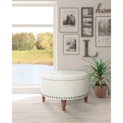 Best Sale ???? Gracewood Hollow Kuimba Faux Leather Storage Ottoman With Antique Bronze Nailheads Grey ???? 28 Best Sale ???? Gracewood Hollow Kuimba Faux Leather Storage Ottoman With Antique Bronze Nailheads Grey ???? -Gracewood Hollow shop OSP Home Furnishings Faux Leather Alloway Storage Ottoman with Antique Bronze Nailheads fdd57e99 1ad7 4bfb 979a f4415687c7e5