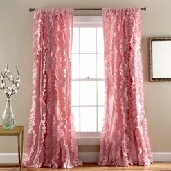 Best deal ???? Gracewood Hollow Quist Ruffled Single Curtain Panel - 54 X 84 - 54 X 84 Ivory ????