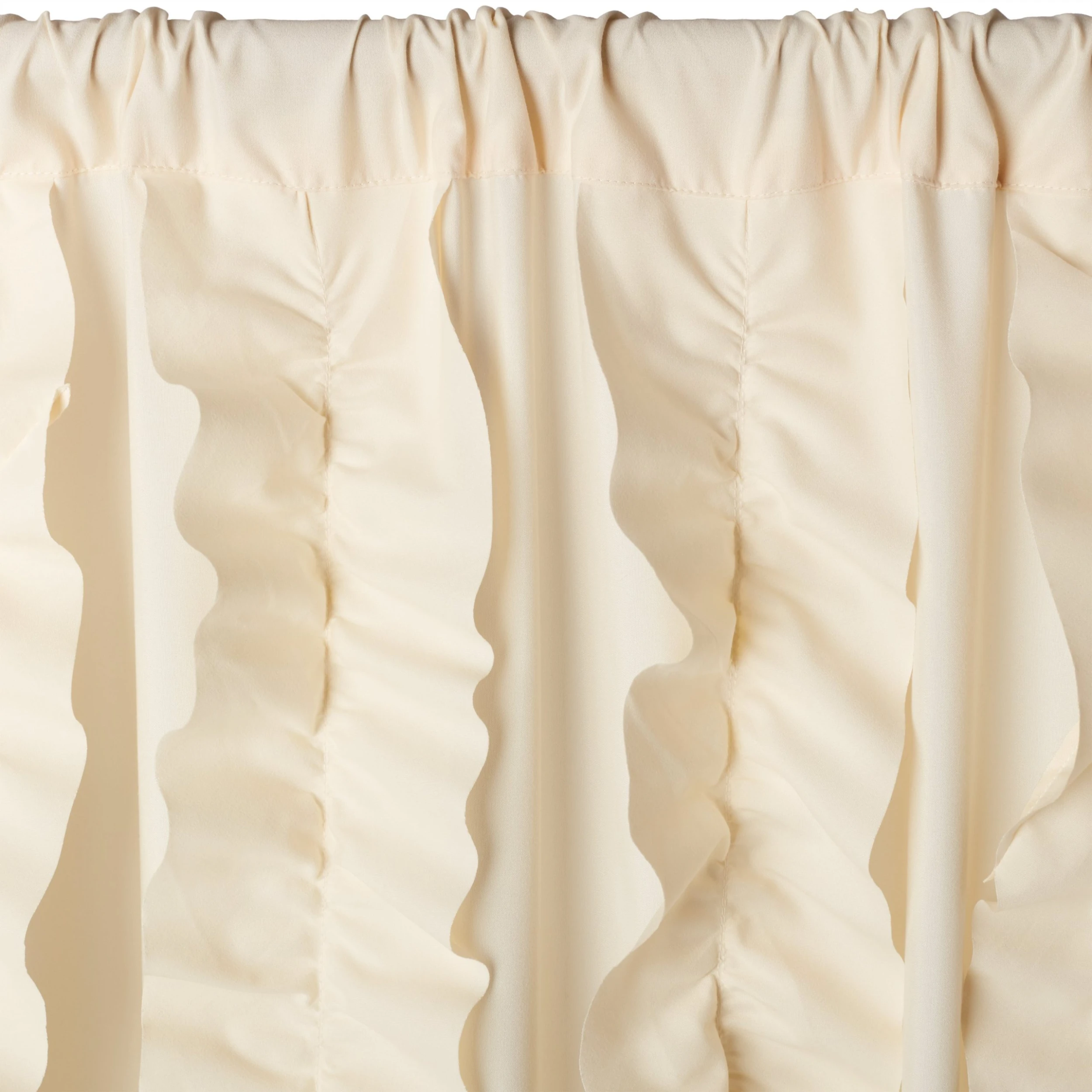 Best deal ???? Gracewood Hollow Quist Ruffled Single Curtain Panel - 54 X 84 - 54 X 84 Ivory ???? 9 Best deal ???? Gracewood Hollow Quist Ruffled Single Curtain Panel - 54 X 84 - 54 X 84 Ivory ???? - Image 7