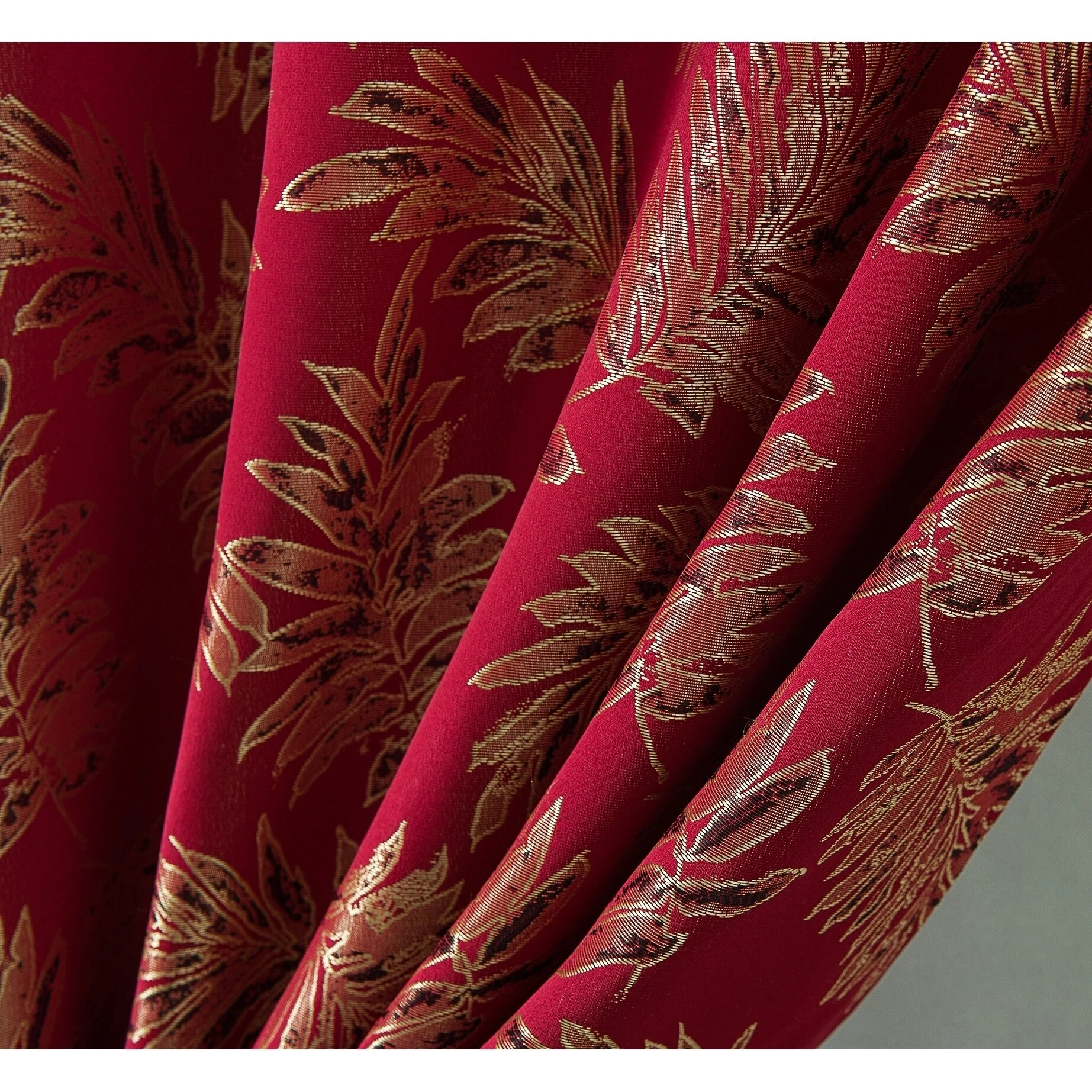 Top 10 ⌛ Gracewood Hollow Bao Textured Floral Jacquard Single Rod Pocket Curtain Panel W/ Attached 18-inch Valance - 54 X 84 In. ???? 7 Top 10 ⌛ Gracewood Hollow Bao Textured Floral Jacquard Single Rod Pocket Curtain Panel W/ Attached 18-inch Valance - 54 X 84 In. ???? - Image 5