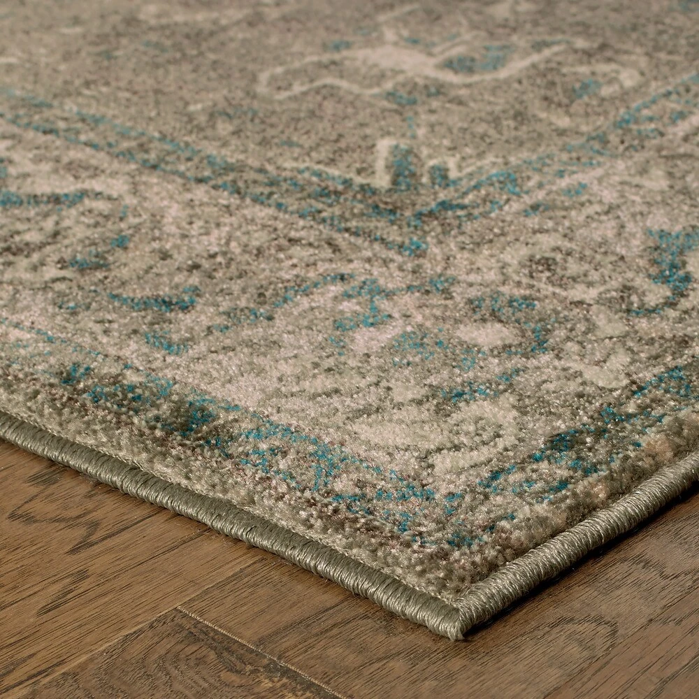 Best deal ???? Gracewood Hollow Noble Medallion Ivory/ Grey Rug ???? 11 Best deal ???? Gracewood Hollow Noble Medallion Ivory/ Grey Rug ???? - Image 9