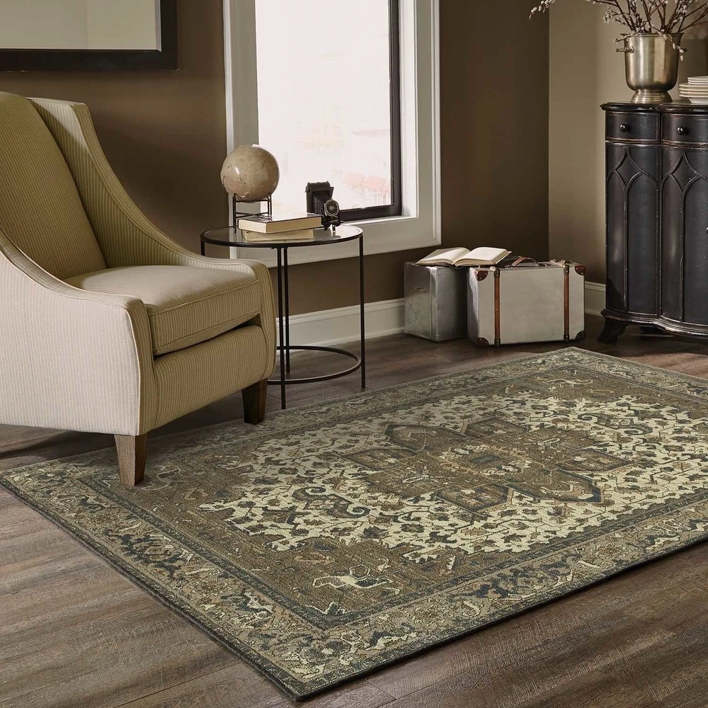 Best deal ???? Gracewood Hollow Noble Medallion Ivory/ Grey Rug ???? 3 Best deal ???? Gracewood Hollow Noble Medallion Ivory/ Grey Rug ????