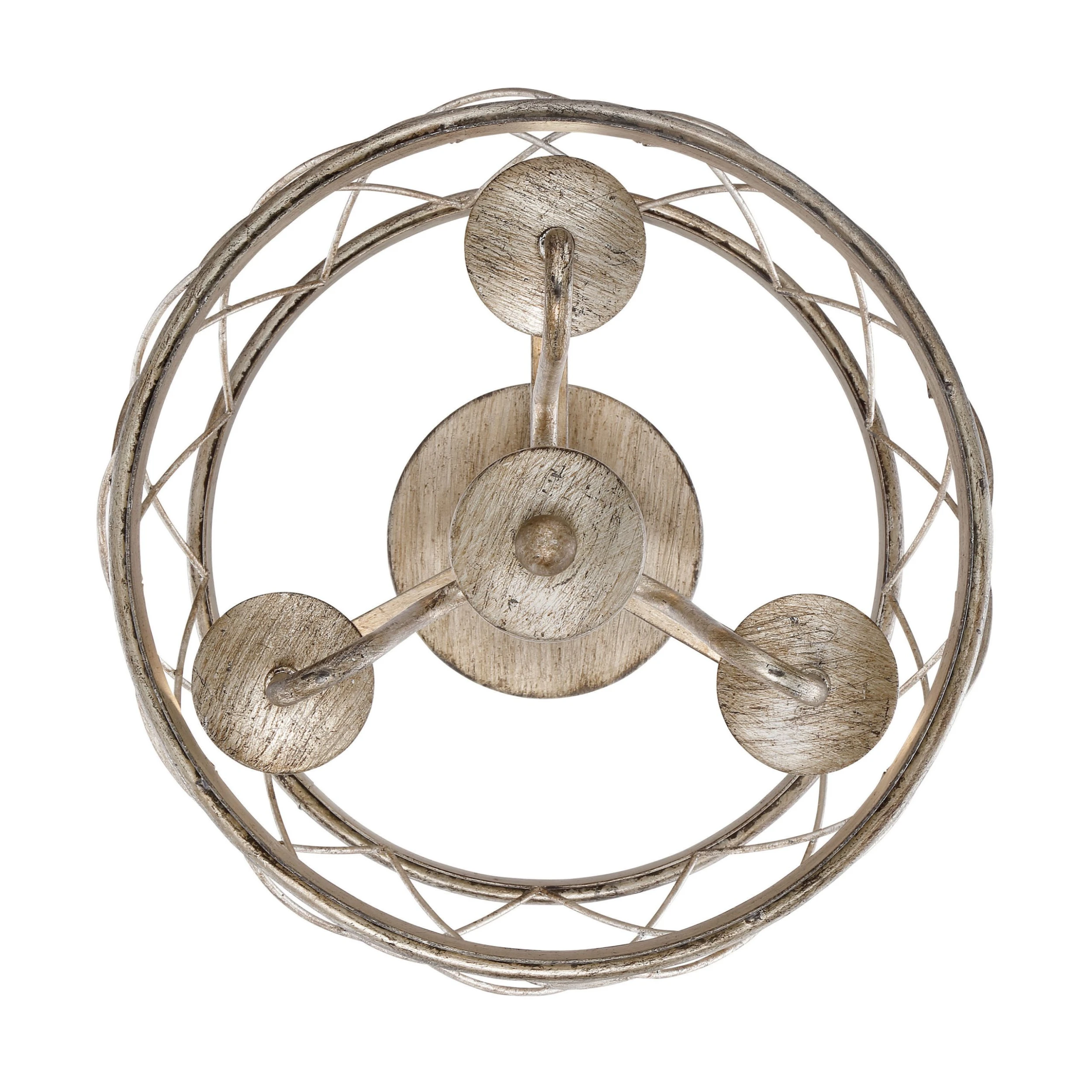 Best deal ???? Gracewood Hollow Muzaka Century Silver Leaf Steel 3-light Semi-flush Light - Century Silver Leaf ???? 7 Best deal ???? Gracewood Hollow Muzaka Century Silver Leaf Steel 3-light Semi-flush Light - Century Silver Leaf ???? - Image 5