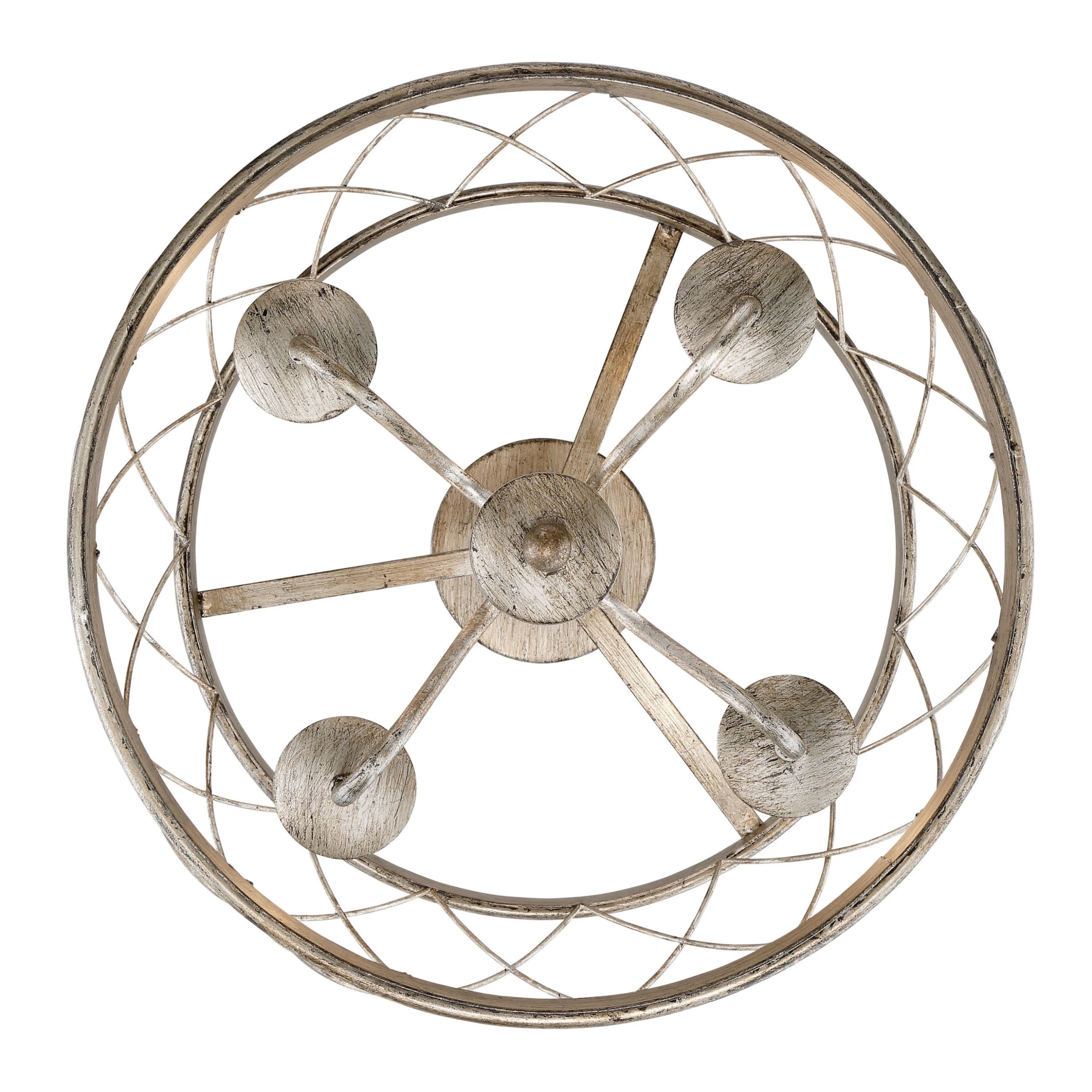 Cheapest ???? Gracewood Hollow Muzaka Silver Leaf Steel Semi-flush 4-light Mount - Century Silver Leaf ✔️ 7 Cheapest ???? Gracewood Hollow Muzaka Silver Leaf Steel Semi-flush 4-light Mount - Century Silver Leaf ✔️ - Image 5