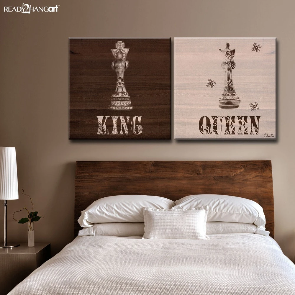 Wholesale ???? Gracewood Hollow 'Her King His Queen' By Olivia Rose 2-piece Canvas Art Set ???? 5 Wholesale ???? Gracewood Hollow 'Her King His Queen' By Olivia Rose 2-piece Canvas Art Set ???? - Image 3