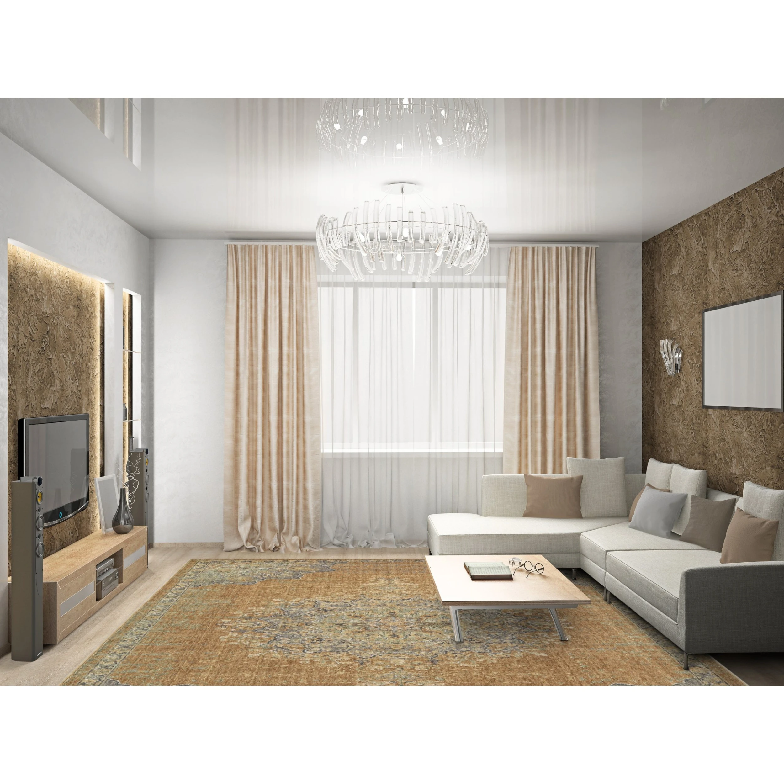 Deals ???? Gracewood Hollow Wool Vintage Medallian Oriental Area Rug Light Blue ???? 10 Deals ???? Gracewood Hollow Wool Vintage Medallian Oriental Area Rug Light Blue ???? - Image 8