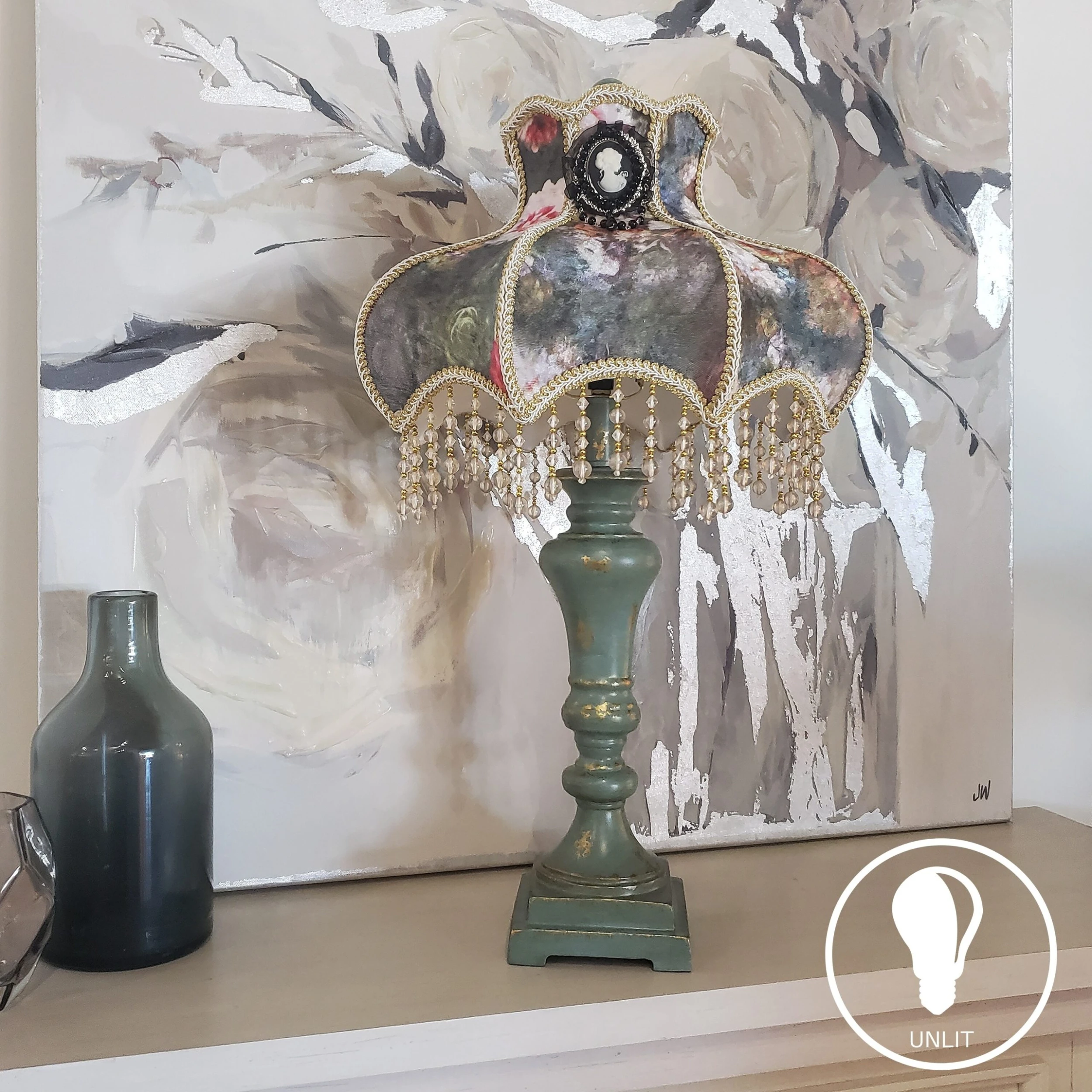 Brand new ???? Gracewood Hollow Kuang 25-inch 1-light Floral Beaded Table Lamp ???? 4 Brand new ???? Gracewood Hollow Kuang 25-inch 1-light Floral Beaded Table Lamp ???? - Image 2