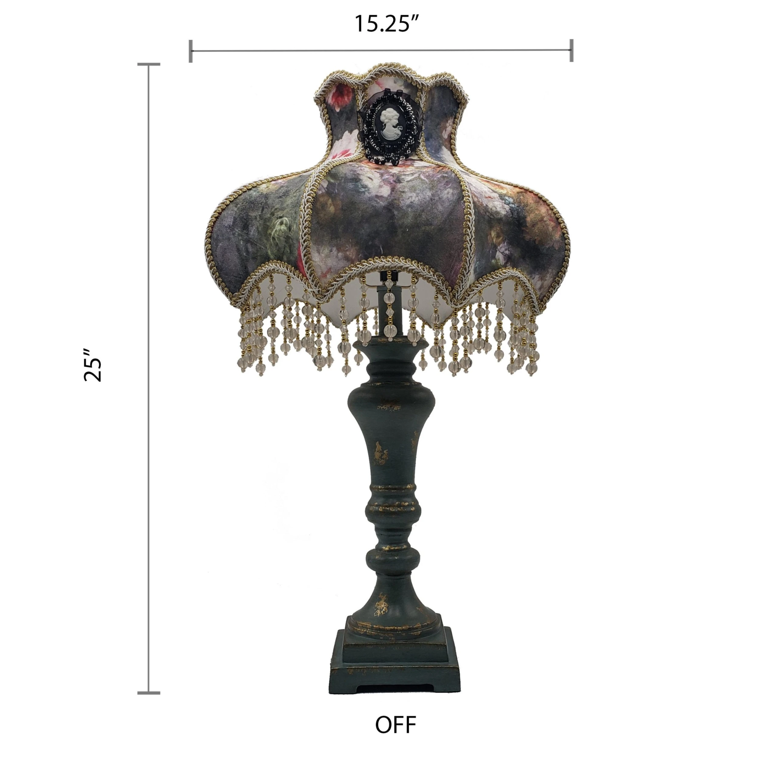 Brand new ???? Gracewood Hollow Kuang 25-inch 1-light Floral Beaded Table Lamp ???? 9 Brand new ???? Gracewood Hollow Kuang 25-inch 1-light Floral Beaded Table Lamp ???? - Image 7