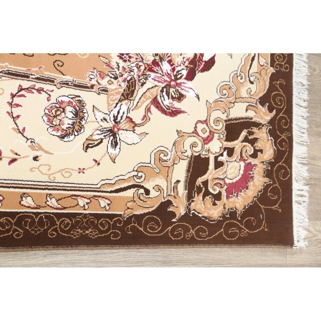 Brand new ✔️ Gracewood Hollow Zirimu Floral Persian Area Rug - 11'8" X 8'1" ⭐ 17 Brand new ✔️ Gracewood Hollow Zirimu Floral Persian Area Rug - 11'8" X 8'1" ⭐ - Image 15