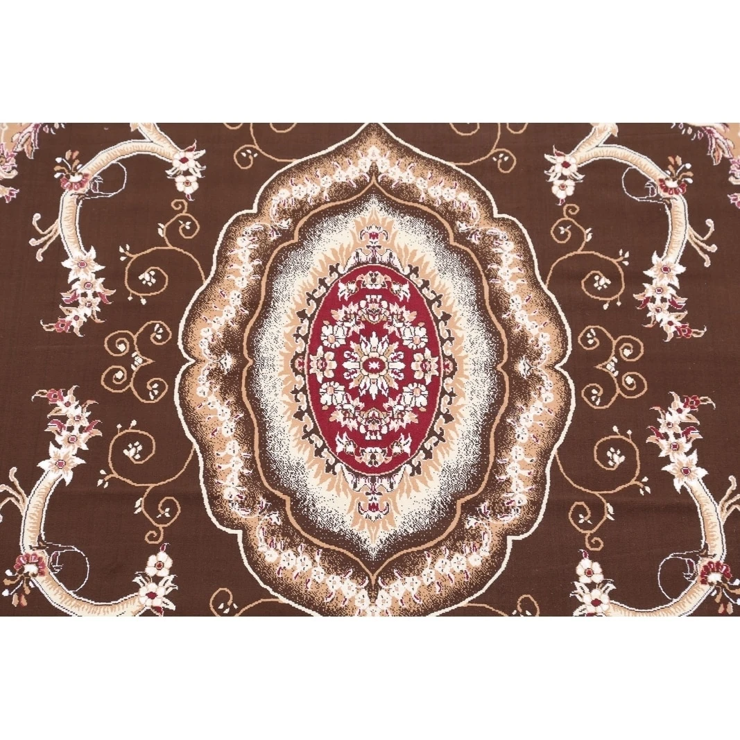 Brand new ✔️ Gracewood Hollow Zirimu Floral Persian Area Rug - 11'8" X 8'1" ⭐ 6 Brand new ✔️ Gracewood Hollow Zirimu Floral Persian Area Rug - 11'8" X 8'1" ⭐ - Image 4