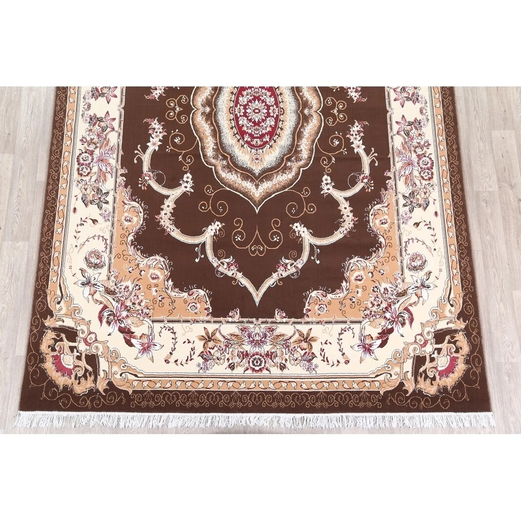 Brand new ✔️ Gracewood Hollow Zirimu Floral Persian Area Rug - 11'8" X 8'1" ⭐ 7 Brand new ✔️ Gracewood Hollow Zirimu Floral Persian Area Rug - 11'8" X 8'1" ⭐ - Image 5