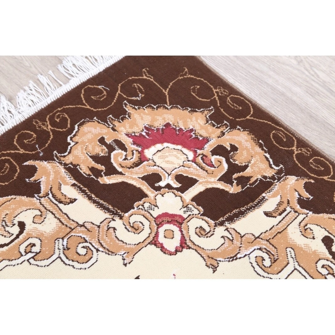 Brand new ✔️ Gracewood Hollow Zirimu Floral Persian Area Rug - 11'8" X 8'1" ⭐ 10 Brand new ✔️ Gracewood Hollow Zirimu Floral Persian Area Rug - 11'8" X 8'1" ⭐ - Image 8