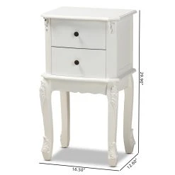 Brand new ???? Gracewood Hollow Benjam Traditional French 2-drawer Nightstand With Elegantly Curved Legs ???? 21 Brand new ???? Gracewood Hollow Benjam Traditional French 2-drawer Nightstand With Elegantly Curved Legs ???? -Gracewood Hollow shop Sophia Classic and Traditional French 2 Drawer Nightstand 03d4654a 7d77 4c33 bb26 131f529d7600
