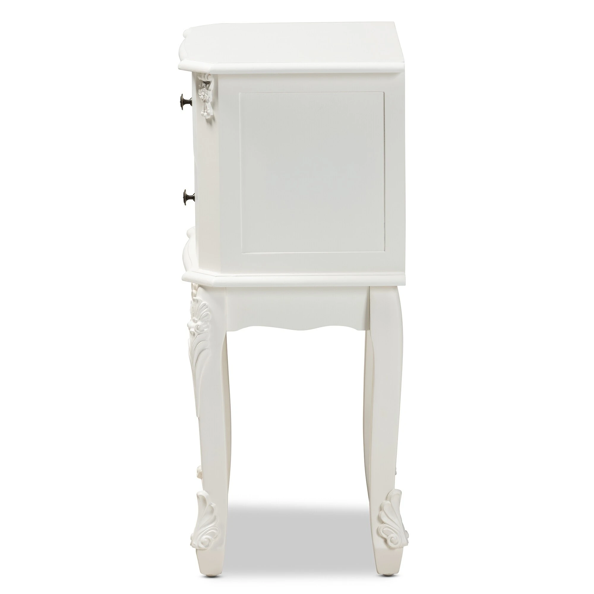 Brand new ???? Gracewood Hollow Benjam Traditional French 2-drawer Nightstand With Elegantly Curved Legs ???? 7 Brand new ???? Gracewood Hollow Benjam Traditional French 2-drawer Nightstand With Elegantly Curved Legs ???? - Image 5