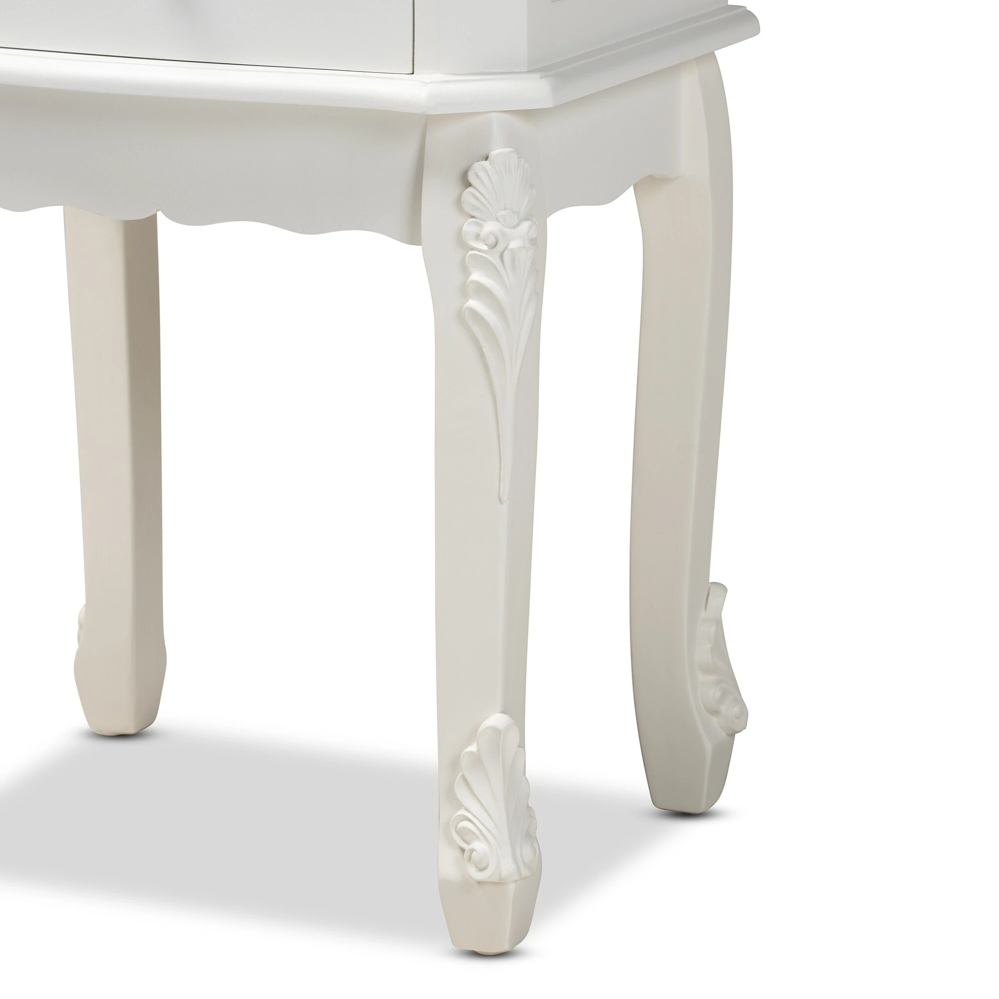 Brand new ???? Gracewood Hollow Benjam Traditional French 2-drawer Nightstand With Elegantly Curved Legs ???? 9 Brand new ???? Gracewood Hollow Benjam Traditional French 2-drawer Nightstand With Elegantly Curved Legs ???? - Image 7