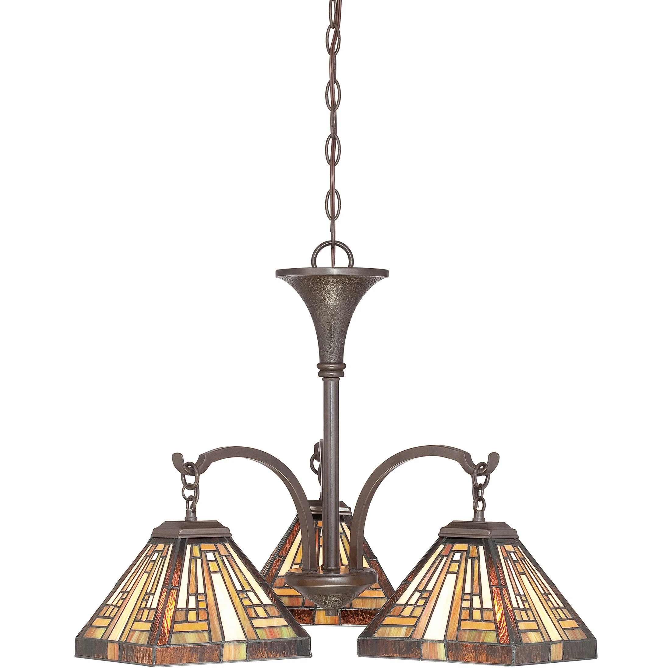 Coupon ⌛ Gracewood Hollow Qosja 3-light Vintage Bronze Tiffany Chandelier ???? 4 Coupon ⌛ Gracewood Hollow Qosja 3-light Vintage Bronze Tiffany Chandelier ???? - Image 2