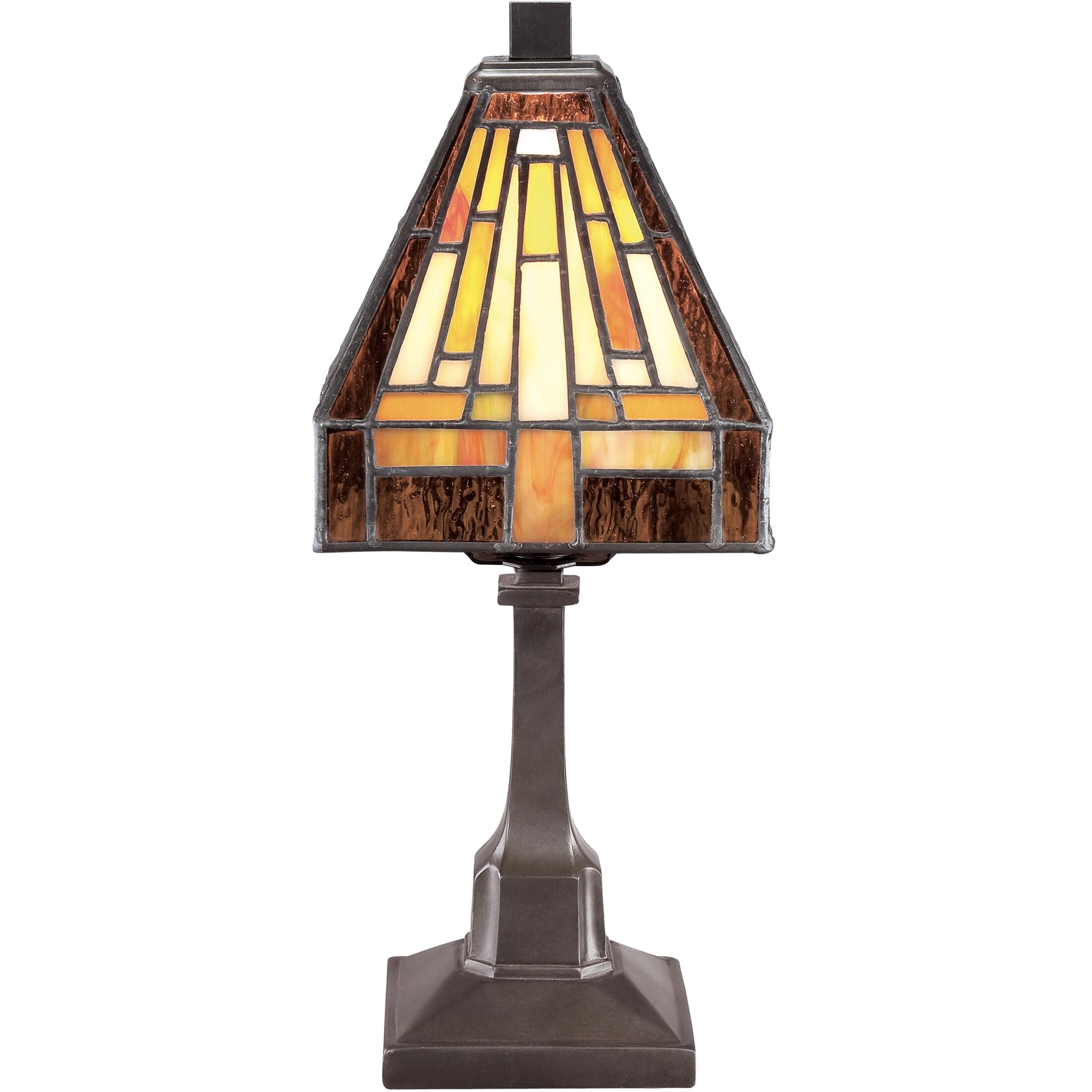 New ???? Gracewood Hollow Qosja Tiffany-style Glass Vintage Bronze Finish Desk Lamp ???? 4 New ???? Gracewood Hollow Qosja Tiffany-style Glass Vintage Bronze Finish Desk Lamp ???? - Image 2