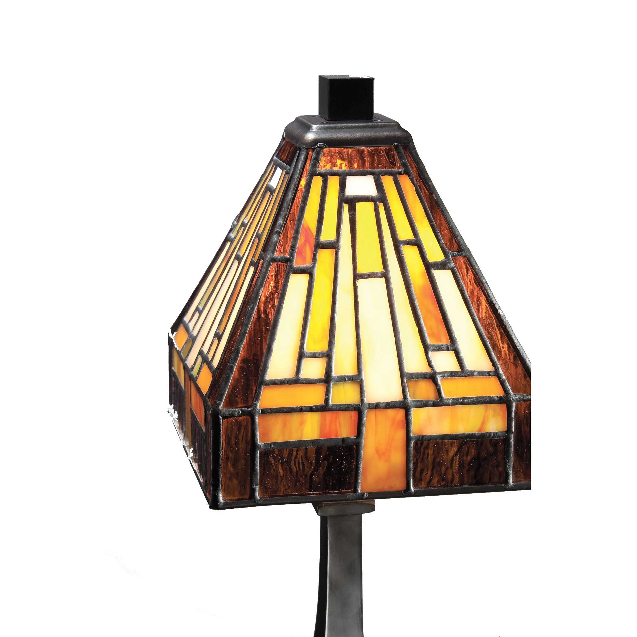 New ???? Gracewood Hollow Qosja Tiffany-style Glass Vintage Bronze Finish Desk Lamp ???? 5 New ???? Gracewood Hollow Qosja Tiffany-style Glass Vintage Bronze Finish Desk Lamp ???? - Image 3