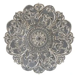 Cheap ???? Gracewood Hollow James Grey Medallion Wall Decor ????