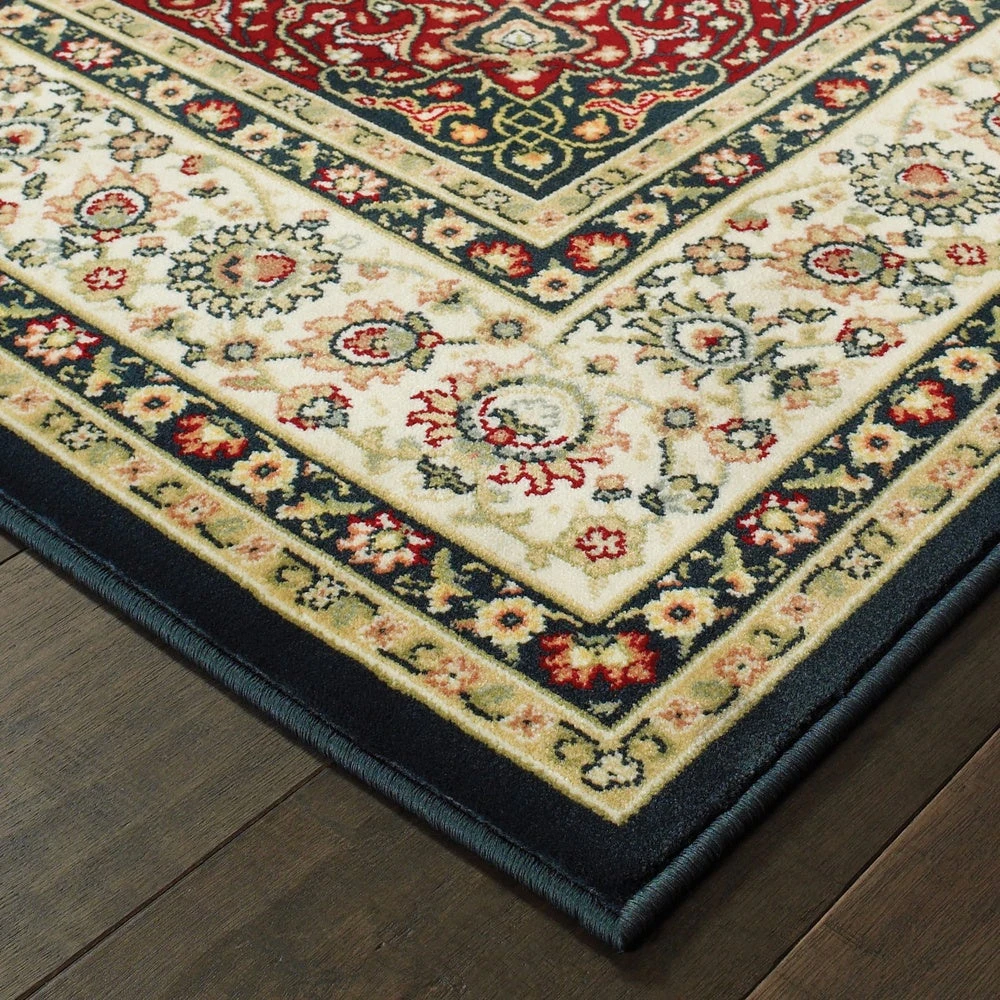 Hot Sale ???? Gracewood Hollow Stora Red/Ivory Classic Medallion Area Rug ???? 14 Hot Sale ???? Gracewood Hollow Stora Red/Ivory Classic Medallion Area Rug ???? - Image 12
