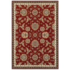 Best Pirce ???? Gracewood Hollow Claude Floral Traditional Area Rug Red/multi ⌛