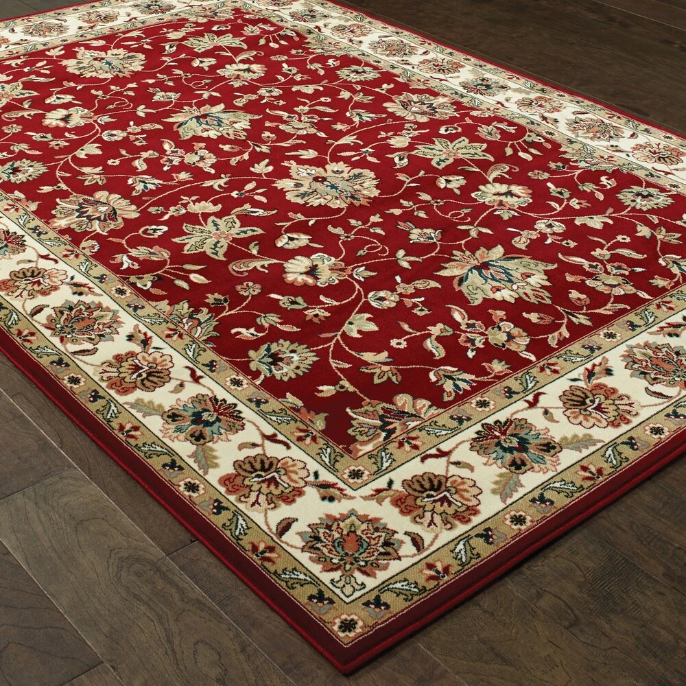 Hot Sale ✔️ Gracewood Hollow Claude Area Rug Red/cream ???? 4 Hot Sale ✔️ Gracewood Hollow Claude Area Rug Red/cream ???? - Image 2