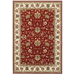 Hot Sale ✔️ Gracewood Hollow Claude Area Rug Red/cream ????