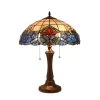 Budget ⭐ Gracewood Hollow Kalonji 2-light Dark Bronze Table Lamp With Multicolored Stained Glass Dome Shade ???? -Gracewood Hollow shop Tiffany Style 2 light Dark Bronze Table Lamp 09f849f6 b40a 4165 aea8 6a16f4a38ed2