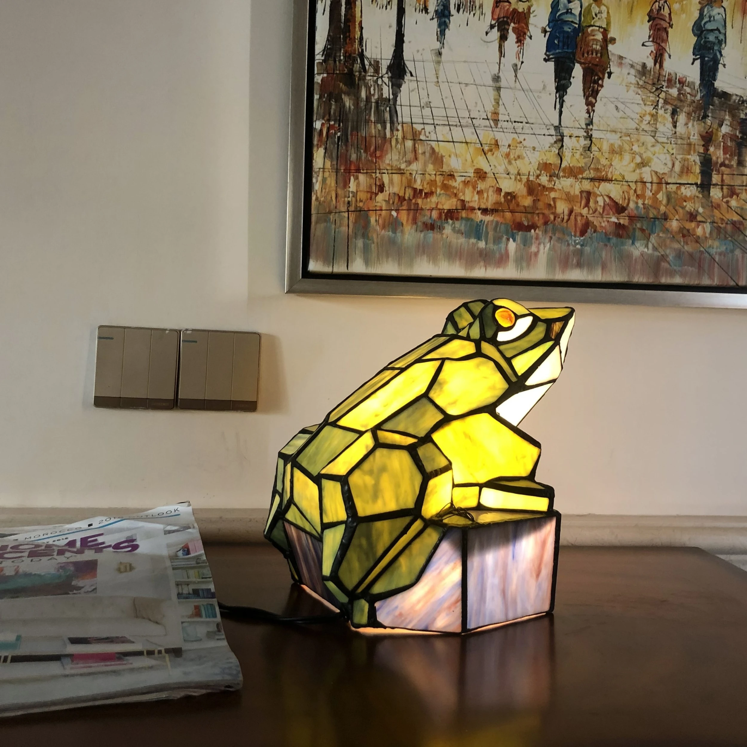 Buy ???? Gracewood Hollow Chee Tiffany-style Green Frog Accent Lamp/Night Light ???? 3 Buy ???? Gracewood Hollow Chee Tiffany-style Green Frog Accent Lamp/Night Light ????