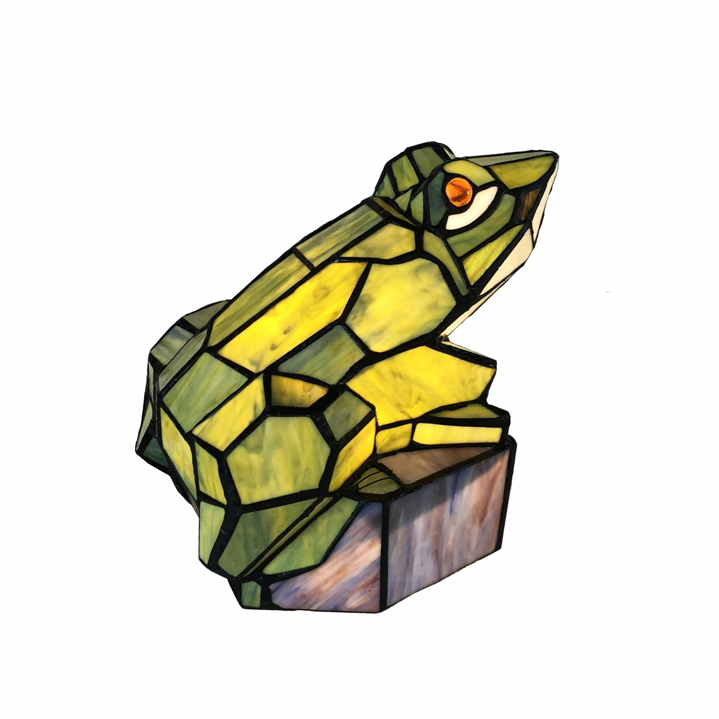 Buy ???? Gracewood Hollow Chee Tiffany-style Green Frog Accent Lamp/Night Light ???? 5 Buy ???? Gracewood Hollow Chee Tiffany-style Green Frog Accent Lamp/Night Light ???? - Image 3