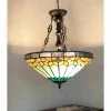 Hot Sale ❤️ Gracewood Hollow Chennault Tiffany-style Geometric 2-light Antique Bronze Pendant With 3 Hang Chains ???? -Gracewood Hollow shop Tiffany Style Geometric Design 2 light Antique Bronze Pendant f4b2933a a524 404a 80a6 9ed0a287e2a0