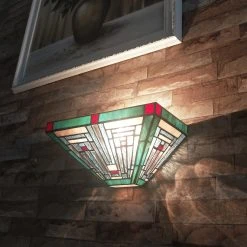 Discount ???? Gracewood Hollow Kamatenda 1-light Mission-style Stained Glass Wall Sconce ❤️ 10 Discount ???? Gracewood Hollow Kamatenda 1-light Mission-style Stained Glass Wall Sconce ❤️ -Gracewood Hollow shop Tiffany Style Mission Design 1 light Wall Sconce 3bc73303 5c08 47db bf40 69c5fa0e0e16