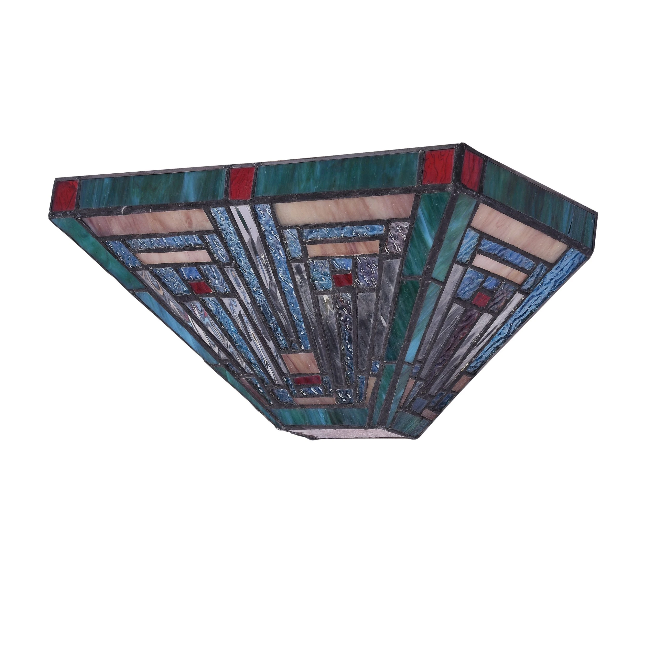Discount ???? Gracewood Hollow Kamatenda 1-light Mission-style Stained Glass Wall Sconce ❤️ 4 Discount ???? Gracewood Hollow Kamatenda 1-light Mission-style Stained Glass Wall Sconce ❤️ - Image 2