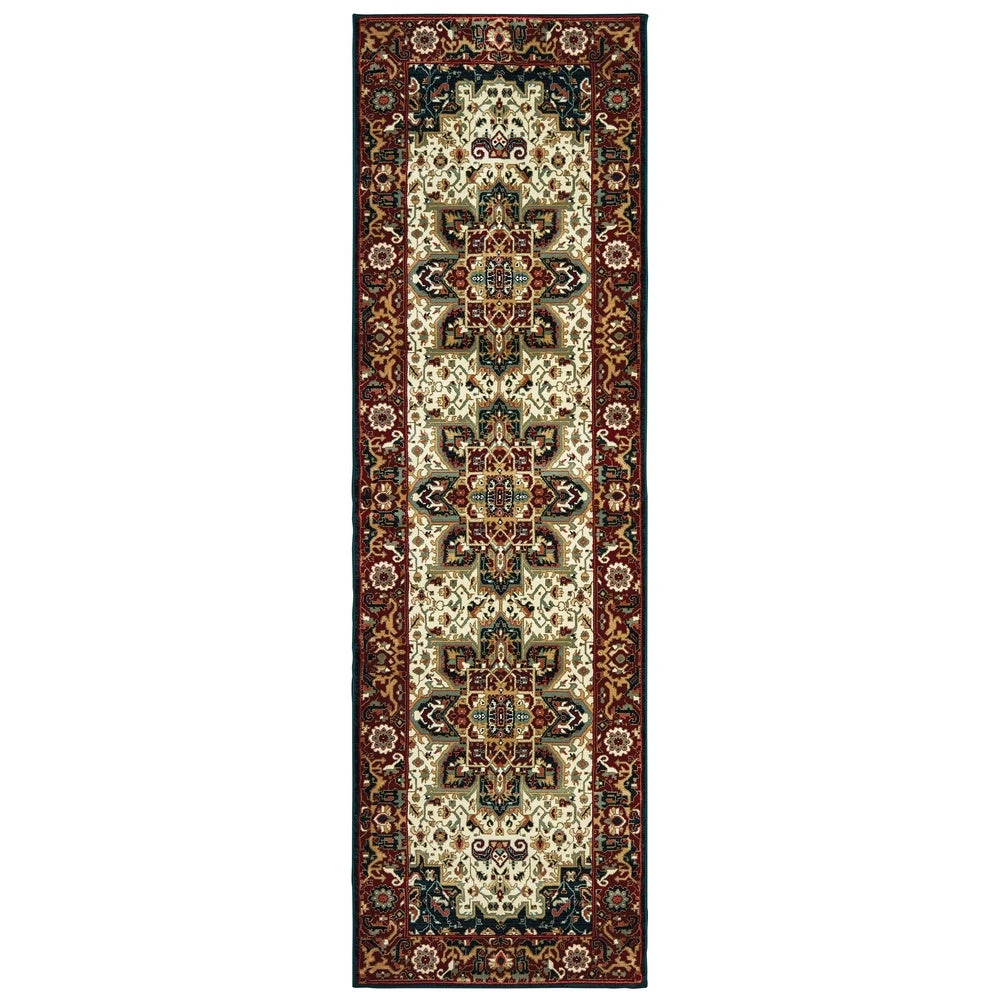 Hot Sale ???? Gracewood Hollow Adair Medallion Area Rug Red/cream ❤️ 7 Hot Sale ???? Gracewood Hollow Adair Medallion Area Rug Red/cream ❤️ - Image 5