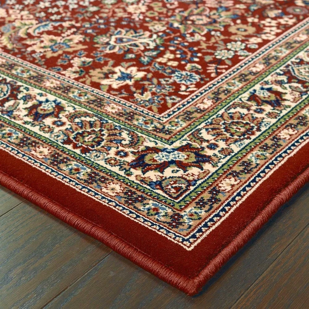 Deals ???? Gracewood Hollow Flanagan Persian Flair Red/ Ivory Rug Red/cream ✨ 4 Deals ???? Gracewood Hollow Flanagan Persian Flair Red/ Ivory Rug Red/cream ✨ - Image 2